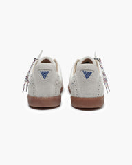 Valabasas “ABLE” Suede Sneakers – White