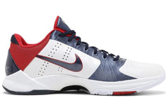 Nike Zoom Kobe 5 XDR Team USA White Obsidian Sport Red Basketball Shoes