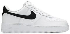 Nike Air Force 1 Low '07 White Black Pebbled Leather