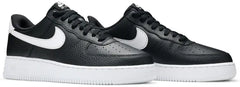 Nike Air Force 1 Low '07 Black White Pebbled Leather