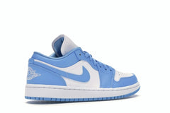 Women’s Jordan 1 Low UNC AO9944-441 University Blue White Sneakers