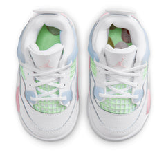 Jordan 4 Retro (TD) - White/Medium Soft Pink