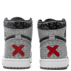 Air Jordan 1 Hi OG "Rebellionaire" - Black/White/Particle Grey