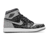 Air Jordan 1 Hi OG "Rebellionaire" - Black/White/Particle Grey