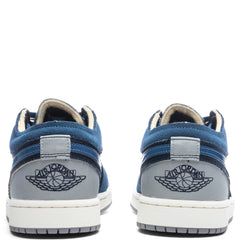 Air Jordan 1 Low SE Craft - Obsidian/Ashen Slate/French Blue/Sail