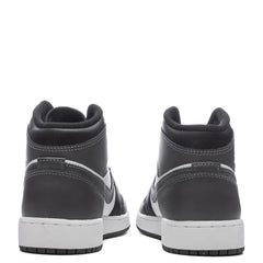 Air Jordan 1 Mid (GS) - Black/Iron Grey/White