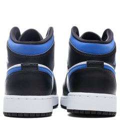 Air Jordan 1 Mid (GS) - White/Racer Blue