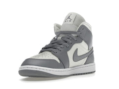 Women’s Air Jordan 1 Mid Stealth BQ6472-115 Sail/Stealth-White Sneakers