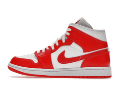 Women’s Air Jordan 1 Mid Syracuse White/Orange BQ6472-116 Sneakers