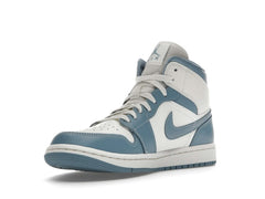Women’s Air Jordan 1 Mid UNC White/Blue 2022 BQ6472-141