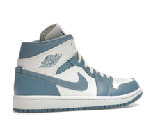 Women’s Air Jordan 1 Mid UNC White/Blue 2022 BQ6472-141