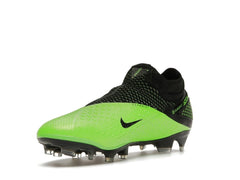 Nike Phantom Vision 2 Elite Dynamic Fit FG Soccer Cleats Black Green Strike CD4161-036