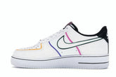 Nike Air Force 1 Low Day of the Dead (2019) CT1138-100 White/Black Multi-Color
