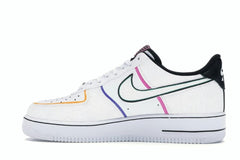 Nike Air Force 1 Low Day of the Dead (2019) CT1138-100 White/Black Multi-Color