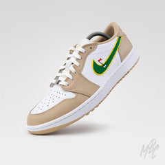 Clean on the Green 2.0 - Jordan 1 Low Golf Custom