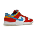 Nike Dunk Low QS LeBron James Fruity Pebbles DH8009-600 Habanero Red/Laser Blue/White