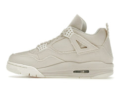 Women’s Air Jordan 4 Retro Blank Canvas DQ4909-100 Sail/Cement Grey