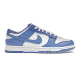 Nike Dunk Low Polar Blue DV0833-400 White Leather Sneakers