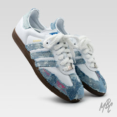 Re-Worked Denim - Adidas Samba Custom
