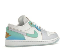 Women’s Jordan 1 Low SE Emerald Rise Sneakers – FN8899-131