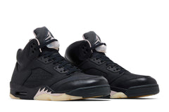 Paris Saint Germain X Air Jordan 5 Retro Off Noir Off Noir Particle Rose Anthracite Pearl Pink Sail