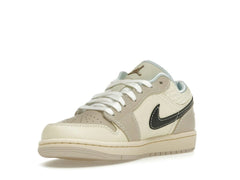 Women’s Jordan 1 Low SE Sanddrift Glacier Blue Sneakers HQ3440-101