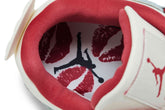 Wmns Air Jordan 4 Retro Valentine S Day Pale Ivory Sierra Red Tough Red