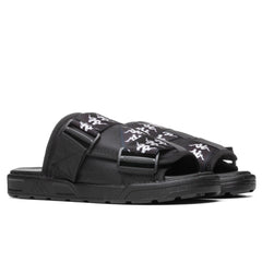 222 Banda Mitel 1 Sandals - Black/White