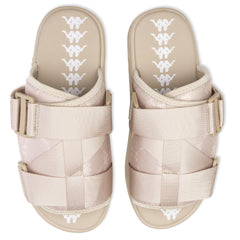 222 Banda Mitel 4 Sandals - LT Beige/White