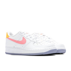 Air Force 1 (GS) - White/Coral Chalk/Laser Orange