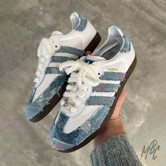 Re-Worked Denim - Adidas Samba Custom
