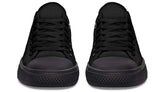 Skull Engine Motor Black Lowtop Sneaker