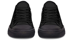 Skull Engine Motor Black Lowtop Sneaker