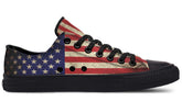 Patriot Flag Black Lowtop Sneaker