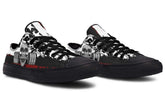 Skull With Deadlift Black Lowtop Sneaker