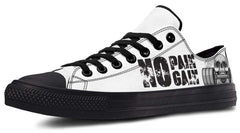 Pain & Gain Gymnastic pattern Black Lowtop Sneaker