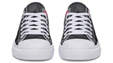 Pink Ribbon Lady Skull Lowtop Sneaker