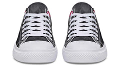 Pink Ribbon Lady Skull Lowtop Sneaker