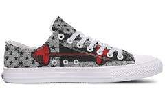 Weightlifting Pattern White Lowtop Sneaker