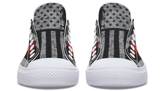 Weightlifting Pattern White Lowtop Sneaker