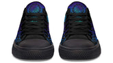Skull Garden Black Lowtop Sneaker