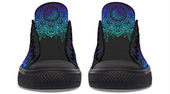 Skull Garden Black Lowtop Sneaker