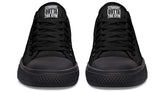 Straight Outta The Gym Black Lowtop Sneaker
