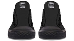 Straight Outta The Gym Black Lowtop Sneaker