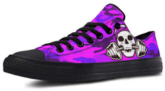 Pink Camo Skull Gym Lowtop Sneaker