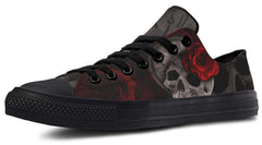 Skull Time and Rose Lowtop Sneaker