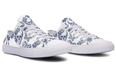 Skull and Moth Lowtop Sneaker