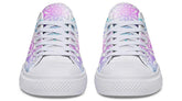 Skull and Moth Pink Colorway Lowtop Sneaker