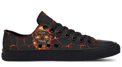 Volcano Skull Art Lowtop Sneaker