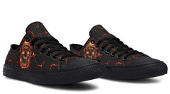 Volcano Skull Art Lowtop Sneaker